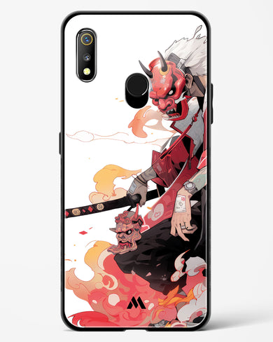 Samurai Devil Glass Case Phone Cover (Realme)