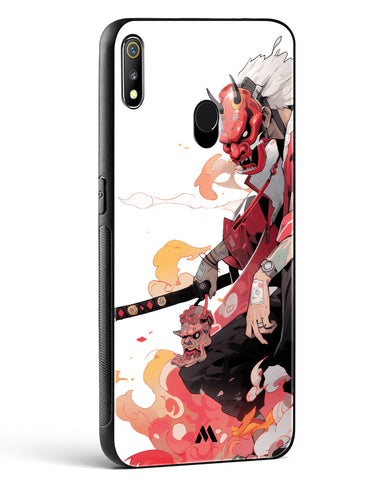 Samurai Devil Glass Case Phone Cover (Realme)