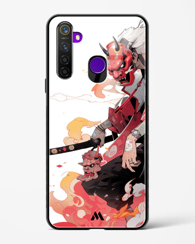 Samurai Devil Glass Case Phone Cover (Realme)