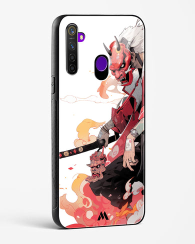 Samurai Devil Glass Case Phone Cover (Realme)