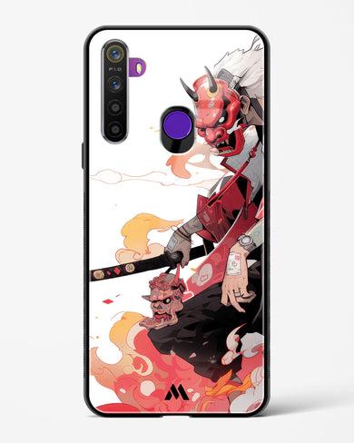 Samurai Devil Glass Case Phone Cover (Realme)