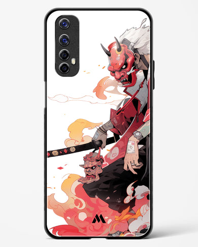 Samurai Devil Glass Case Phone Cover (Realme)