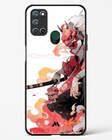 Samurai Devil Glass Case Phone Cover (Realme)