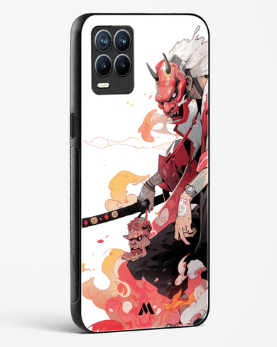 Samurai Devil Glass Case Phone Cover (Realme)