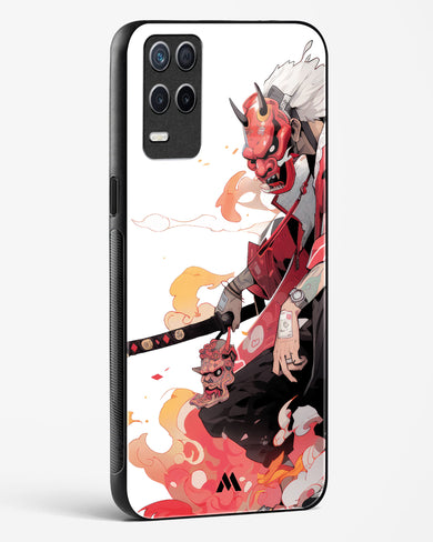 Samurai Devil Glass Case Phone Cover (Realme)