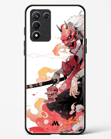 Samurai Devil Glass Case Phone Cover (Realme)