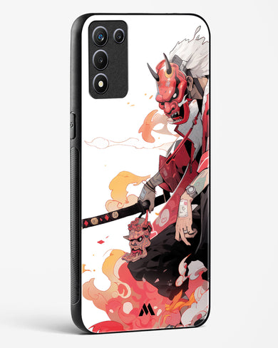 Samurai Devil Glass Case Phone Cover (Realme)