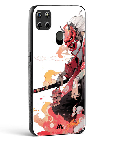 Samurai Devil Glass Case Phone Cover (Realme)