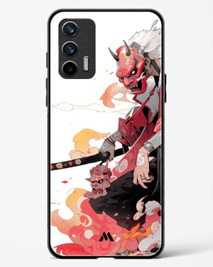 Samurai Devil Glass Case Phone Cover (Realme)