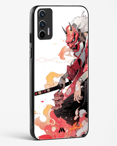 Samurai Devil Glass Case Phone Cover (Realme)