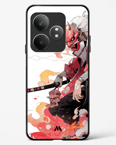 Samurai Devil Glass Case Phone Cover (Realme)