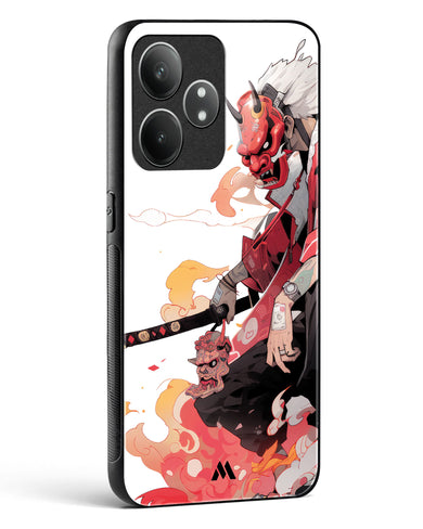 Samurai Devil Glass Case Phone Cover (Realme)