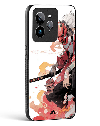 Samurai Devil Glass Case Phone Cover (Realme)