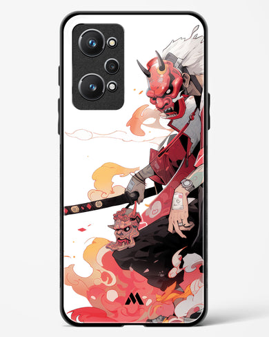 Samurai Devil Glass Case Phone Cover (Realme)