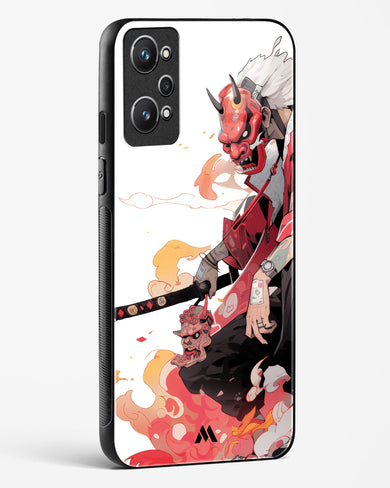 Samurai Devil Glass Case Phone Cover (Realme)