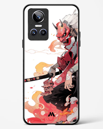 Samurai Devil Glass Case Phone Cover (Realme)