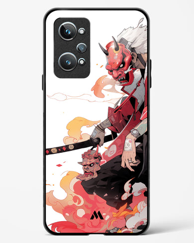 Samurai Devil Glass Case Phone Cover (Realme)