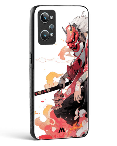 Samurai Devil Glass Case Phone Cover (Realme)