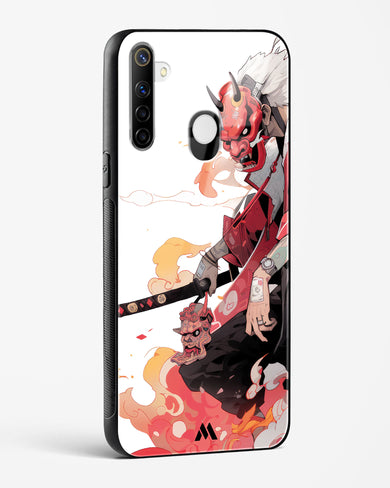 Samurai Devil Glass Case Phone Cover (Realme)