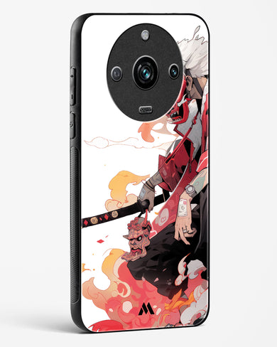 Samurai Devil Glass Case Phone Cover (Realme)