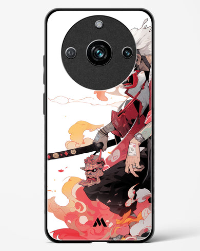 Samurai Devil Glass Case Phone Cover (Realme)