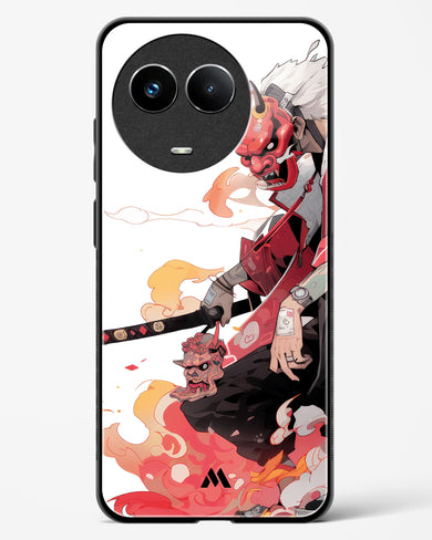 Samurai Devil Glass Case Phone Cover (Realme)