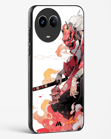 Samurai Devil Glass Case Phone Cover (Realme)