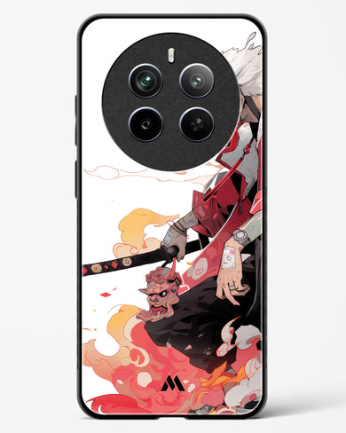 Samurai Devil Glass Case Phone Cover (Realme)