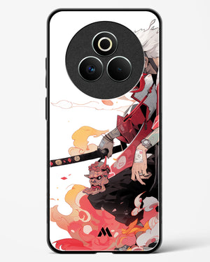 Samurai Devil Glass Case Phone Cover (Realme)