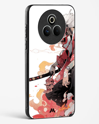 Samurai Devil Glass Case Phone Cover (Realme)