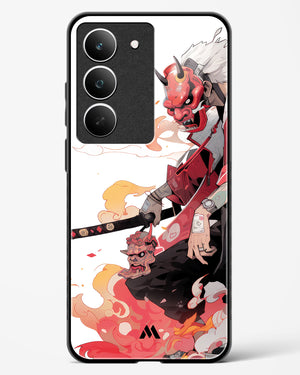 Samurai Devil Glass Case Phone Cover (Realme)