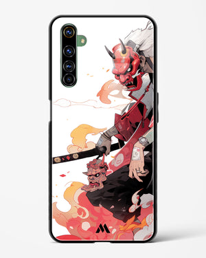 Samurai Devil Glass Case Phone Cover (Realme)