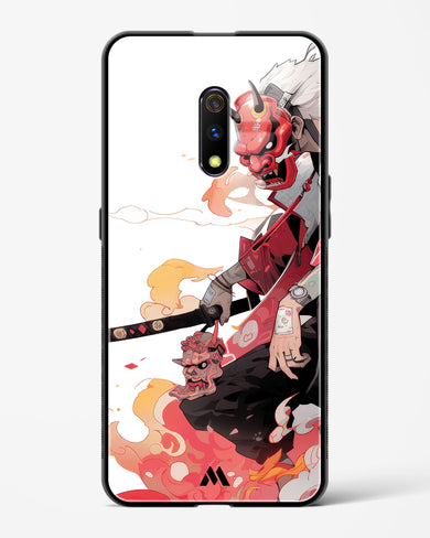 Samurai Devil Glass Case Phone Cover (Realme)