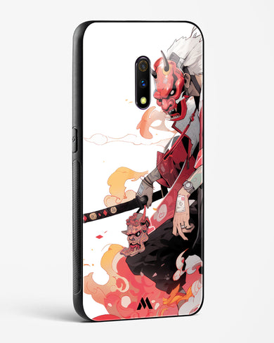 Samurai Devil Glass Case Phone Cover (Realme)