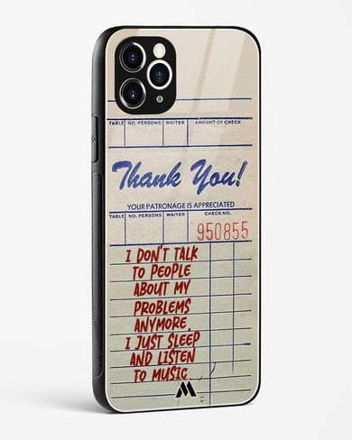 Dont Talk to People Glass Case Phone Cover (Apple)