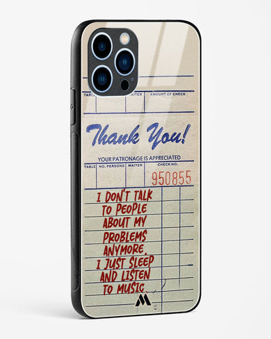 Dont Talk to People Glass Case Phone Cover (Apple)