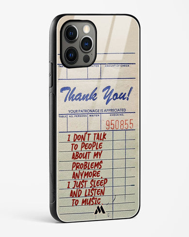 Dont Talk to People Glass Case Phone Cover (Apple)