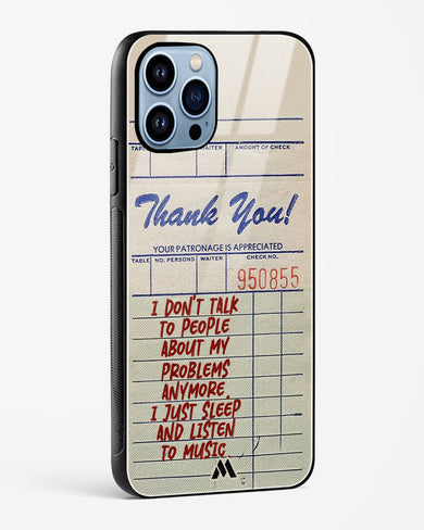 Dont Talk to People Glass Case Phone Cover (Apple)