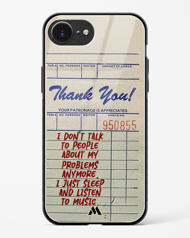 Dont Talk to People Glass Case Phone Cover (Apple)