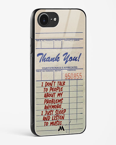 Dont Talk to People Glass Case Phone Cover (Apple)