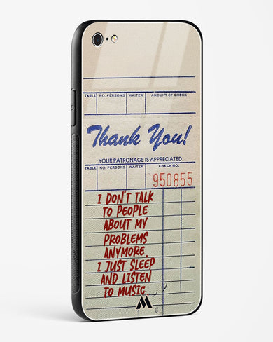 Dont Talk to People Glass Case Phone Cover (Apple)