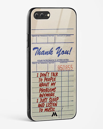 Dont Talk to People Glass Case Phone Cover (Apple)