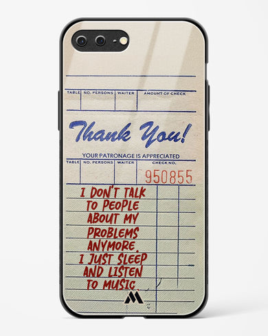 Dont Talk to People Glass Case Phone Cover (Apple)