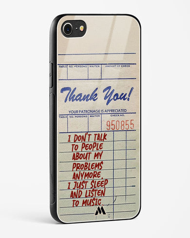 Dont Talk to People Glass Case Phone Cover (Apple)