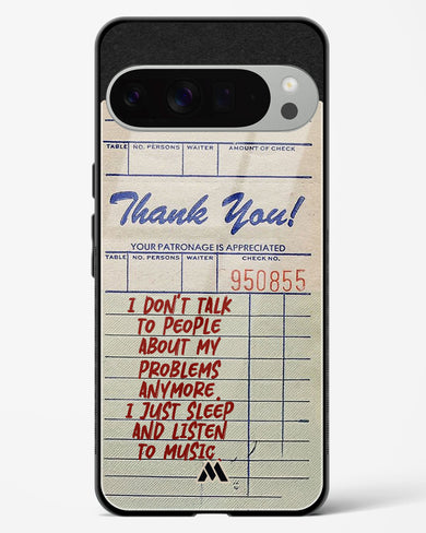 Dont Talk to People Glass Case Phone Cover (Google)