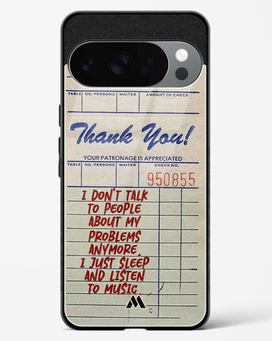 Dont Talk to People Glass Case Phone Cover (Google)