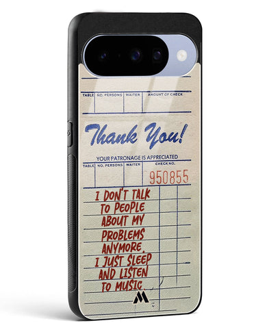 Dont Talk to People Glass Case Phone Cover (Google)