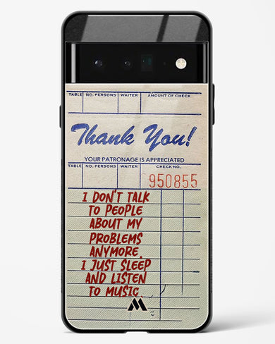 Dont Talk to People Glass Case Phone Cover (Google)