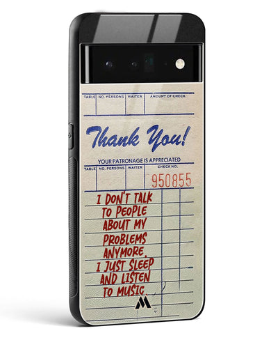 Dont Talk to People Glass Case Phone Cover (Google)