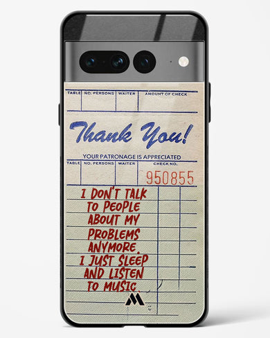 Dont Talk to People Glass Case Phone Cover (Google)